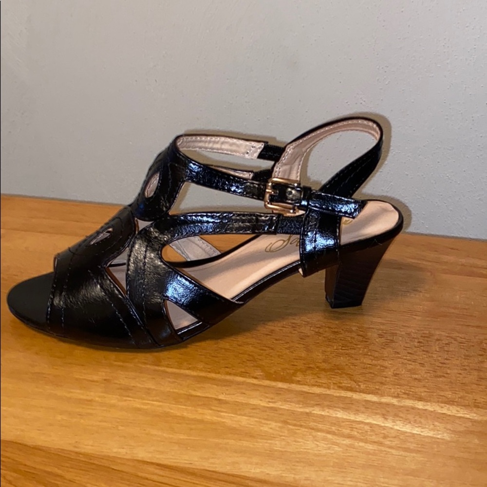 Black Dress Sandals       New
